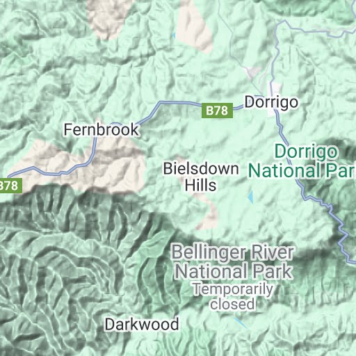 New England Wilderness Walk Map New England Wilderness Walk (Nsw, Australia) | Fastest Known Time