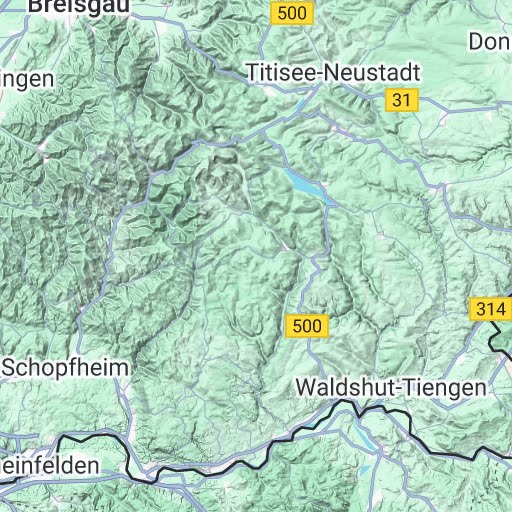 Schluchtensteig trail outlet map