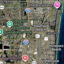 Google Maps Deerfield Beach Boca Raton / Deerfield Beach / Delray